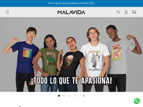 Malavida homepage screenshot