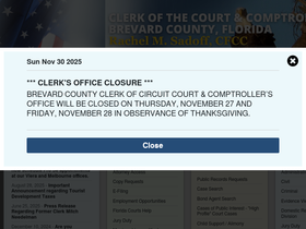 'brevardclerk.us' screenshot