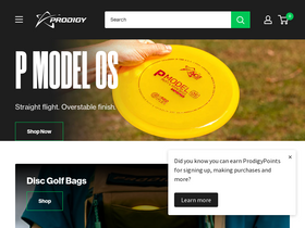 'prodigydisc.com' screenshot