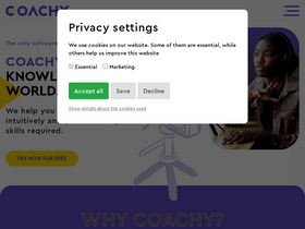 'coachy.net' screenshot