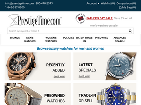 'prestigetime.com' screenshot