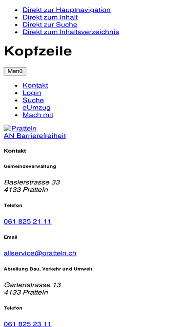 pratteln.ch