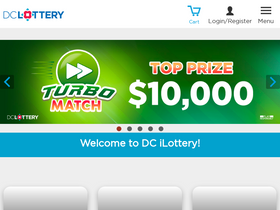 'dcilottery.com' screenshot