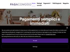 'pagacomodo.it' screenshot
