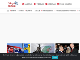 'dunyabulteni.net' screenshot