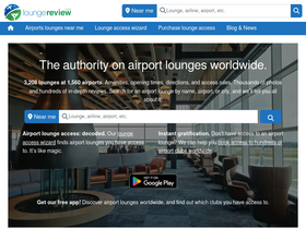 'loungereview.com' screenshot