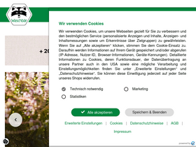 'waschbaer.at' screenshot