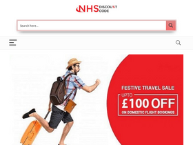 'nhsdiscountcode.co.uk' screenshot