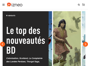 'izneo.com' screenshot