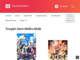 'truyenconect.com' screenshot
