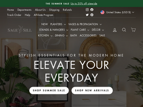 Sage & Sill website screenshot