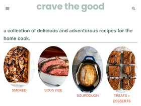 'cravethegood.com' screenshot