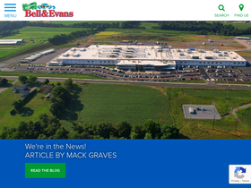 'bellandevans.com' screenshot