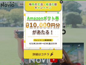 'novio-media.jp' screenshot