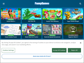 'funnygames.fr' screenshot