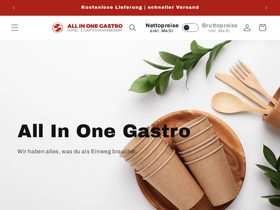 aio-gastro.de homepage screenshot