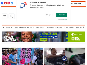 'portaldeprefeitura.com.br' screenshot