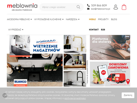 'meblownia.pl' screenshot
