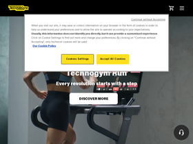 'technogym.com' screenshot