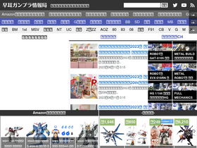 'hayamimi-gunpla.com' screenshot