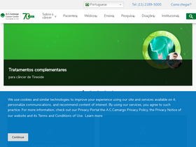 'accamargo.org.br' screenshot