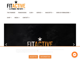 'fitactive.it' screenshot