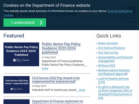 'finance-ni.gov.uk' screenshot