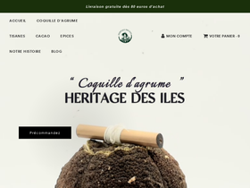 heritagedesiles.com homepage screenshot