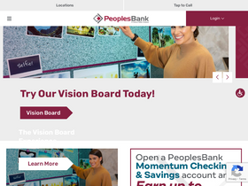'peoplesbanknet.com' screenshot