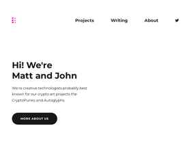 'larvalabs.com' screenshot