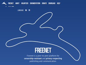 'freenetproject.org' screenshot