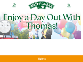 'watercressline.co.uk' screenshot