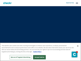 'checkr.com' screenshot