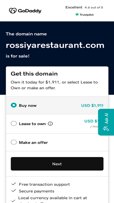rossiyarestaurant.com