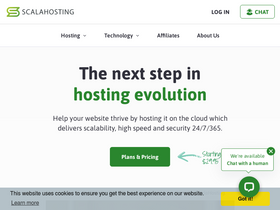'scalahosting.com' screenshot