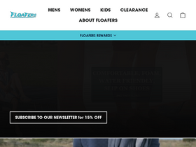 floafers.com homepage screenshot