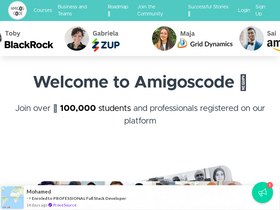 'amigoscode.com' screenshot