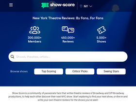 'show-score.com' screenshot