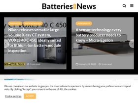 'batteriesnews.com' screenshot