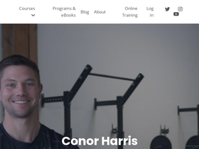 'conorharris.com' screenshot
