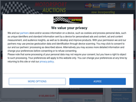 'motorsportauctions.com' screenshot