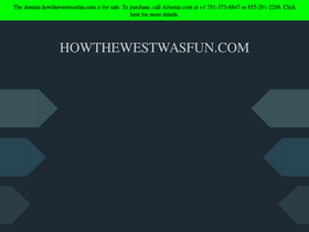 howthewestwasfun.com