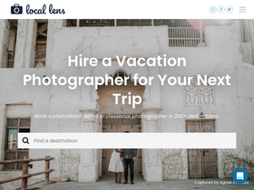 'locallens.com' screenshot