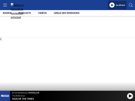 'nostalgie.fr' screenshot