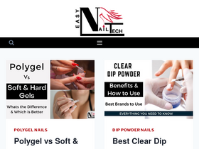 'easynailtech.com' screenshot