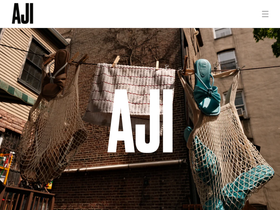 aji.nyc homepage screenshot