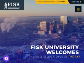 'fisk.edu' screenshot