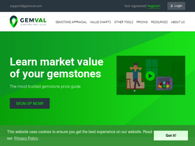 'gemval.com' screenshot