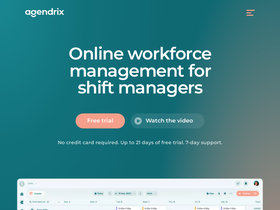 'agendrix.com' screenshot