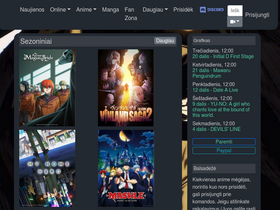 'animeonline.lt' screenshot
